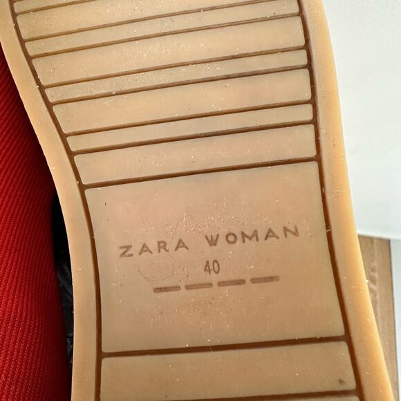 Zara-Burnt Orange Platform Slip On Sneakers - Picture 5 of 7